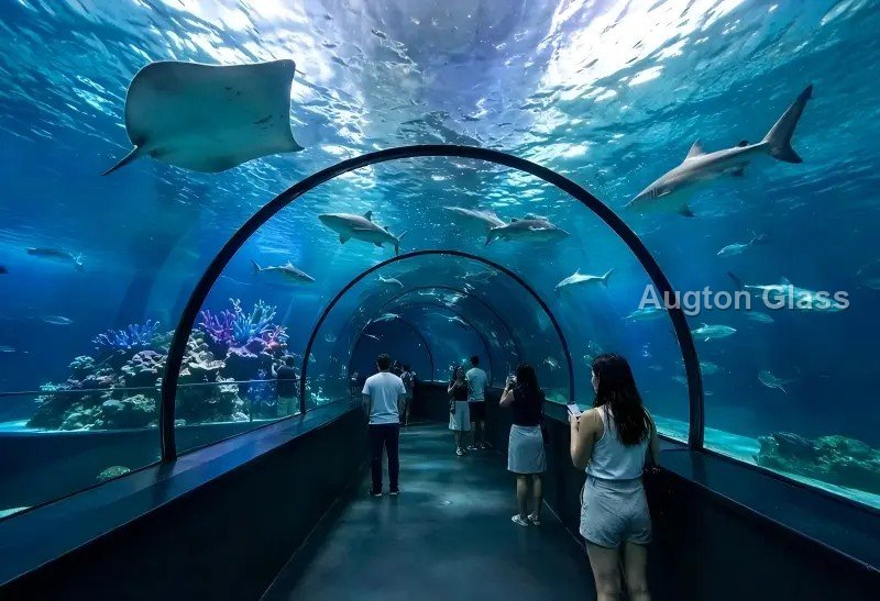 The same glass family scaled up to a display-sized viewing panel.