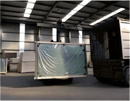 Clear Float Glass - production and packaging detail 7