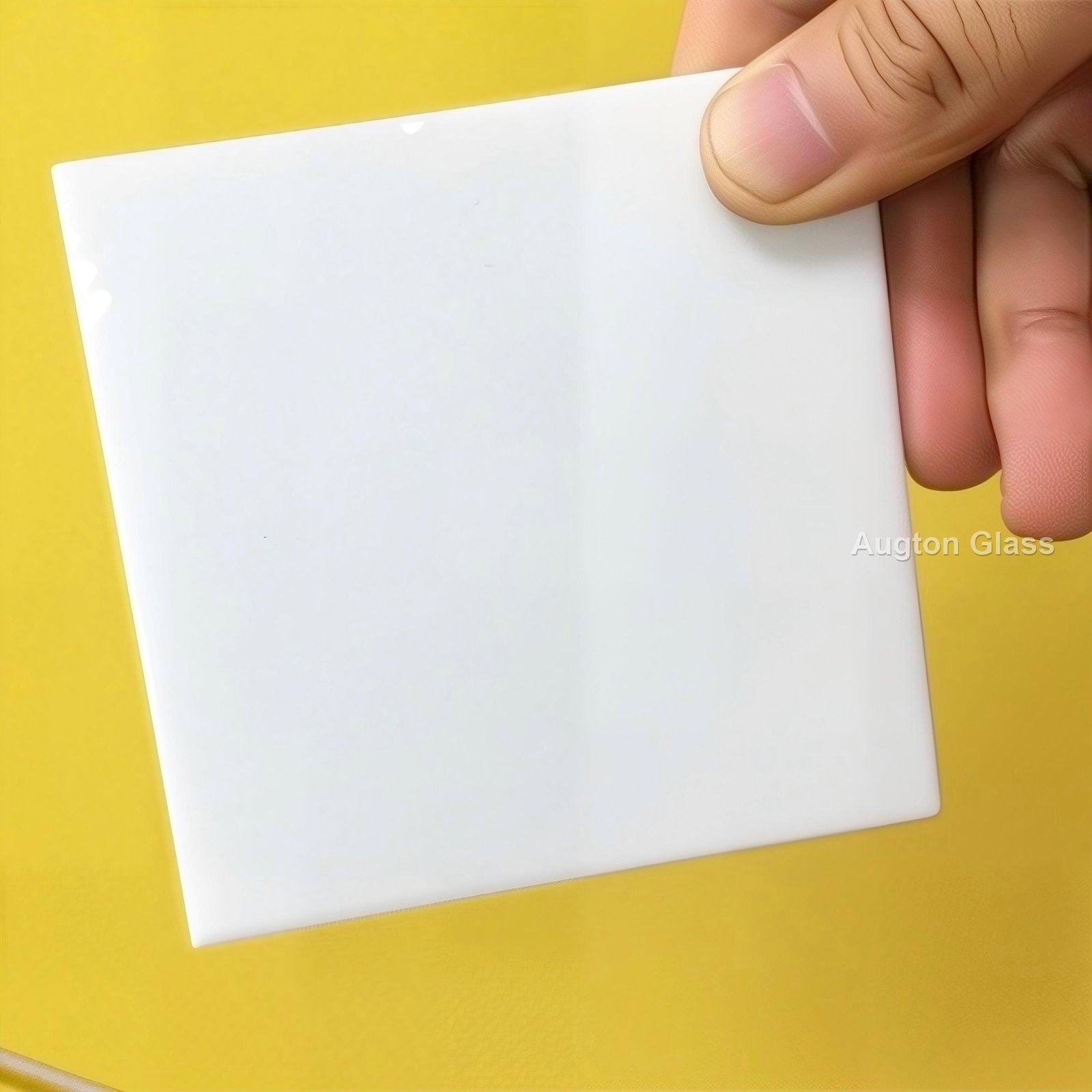Hold a slab to the light: the translucency that makes backlit walls glow is visible in the raw sheet.