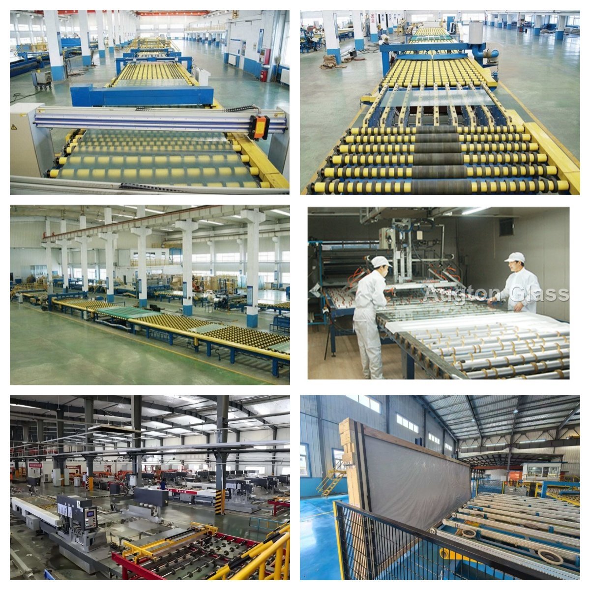 Low Iron Patterned Glass - production and packaging detail 1