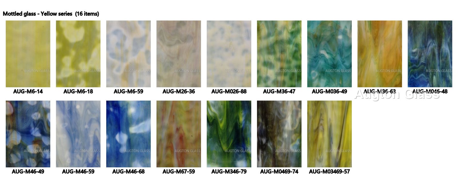 Stained Mottled Glass - production and packaging detail 9