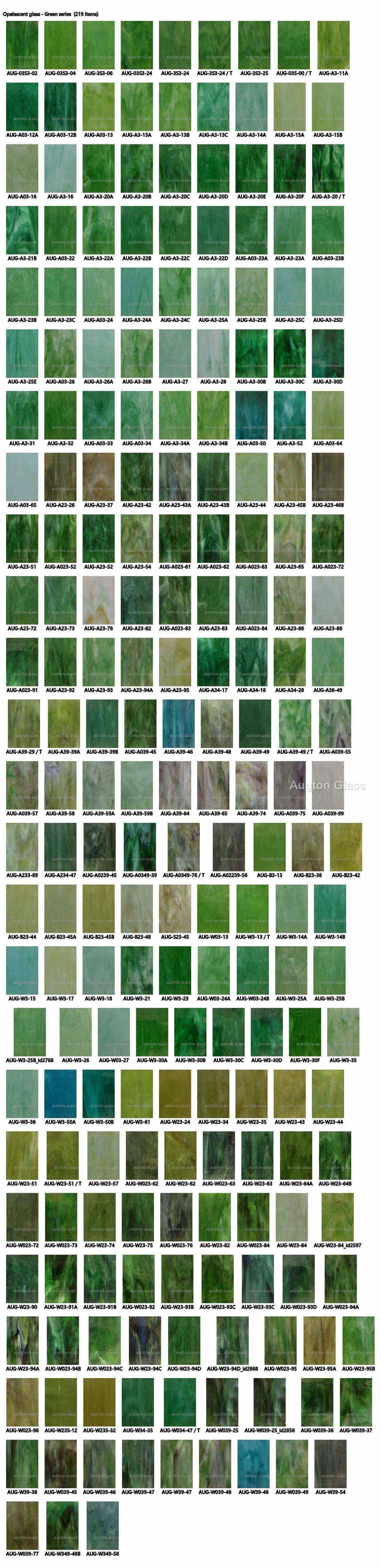 Stained Opalescent Glass - production and packaging detail 6