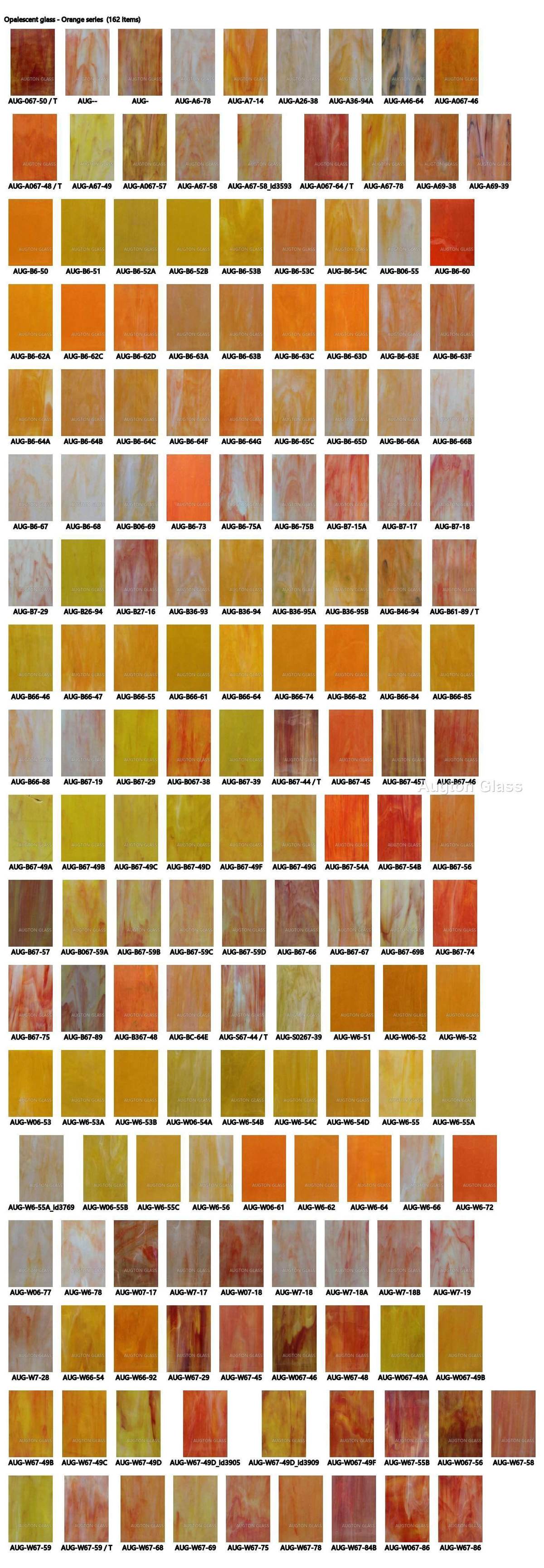 Stained Opalescent Glass - production and packaging detail 7