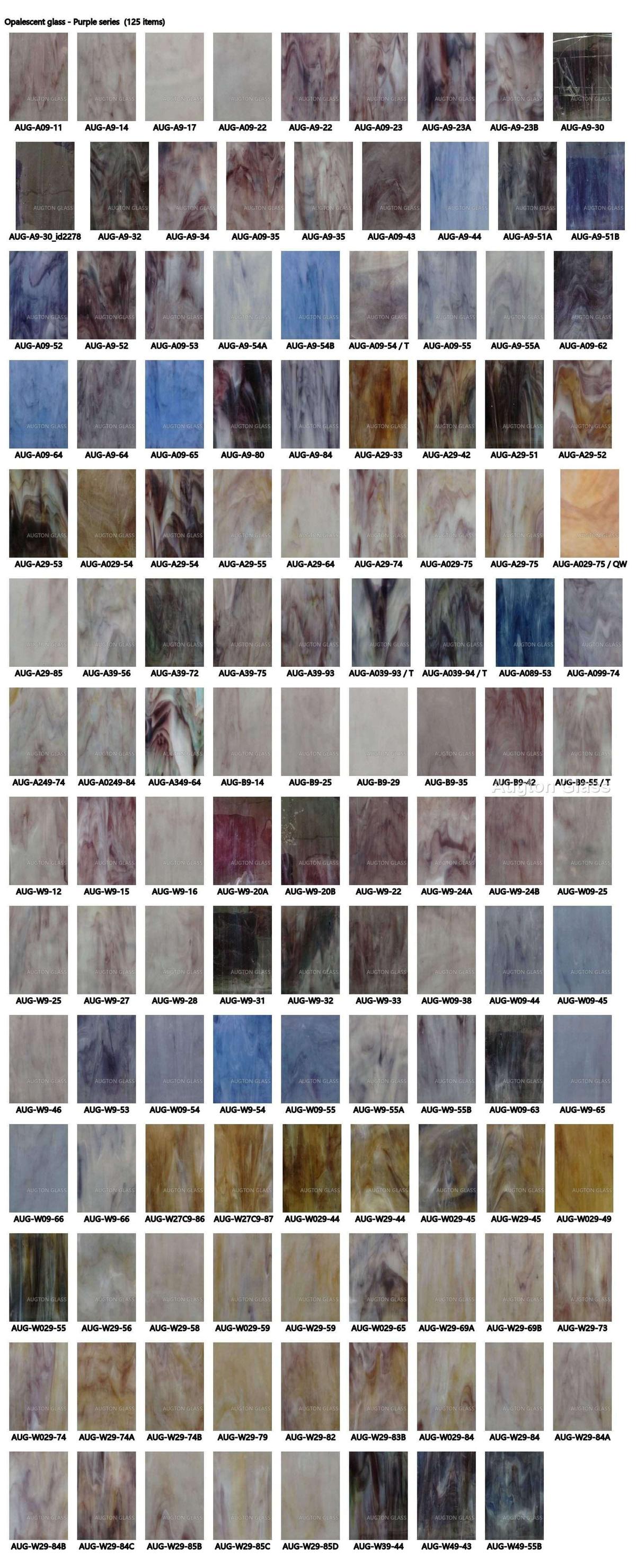 Stained Opalescent Glass - production and packaging detail 8