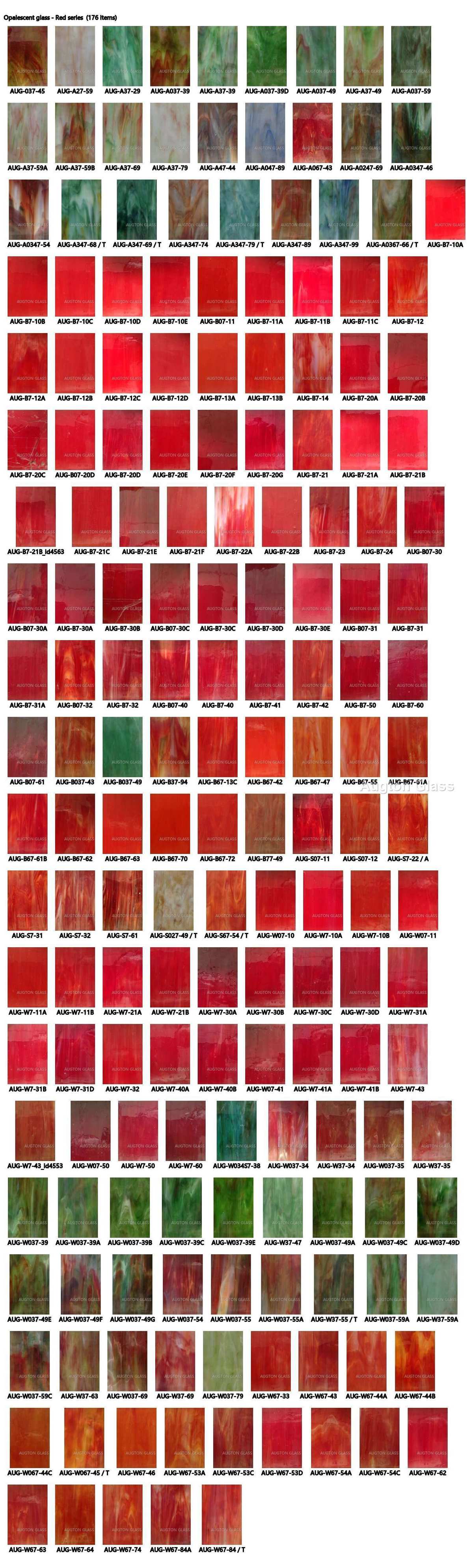 Stained Opalescent Glass - production and packaging detail 9