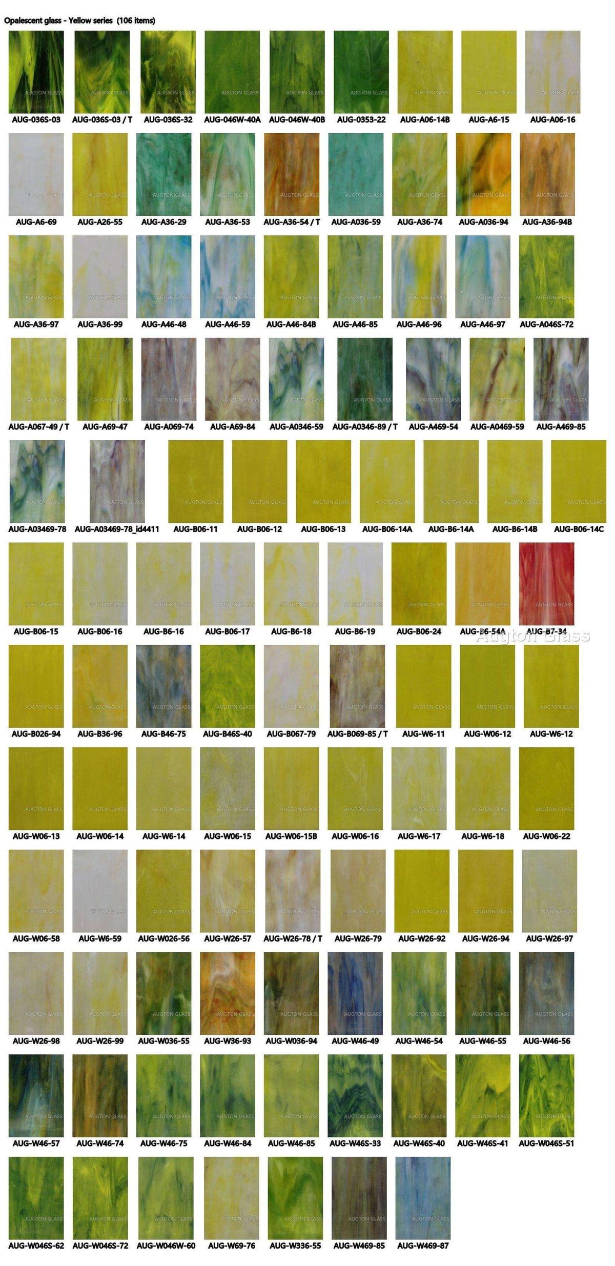 Stained Opalescent Glass - production and packaging detail 11