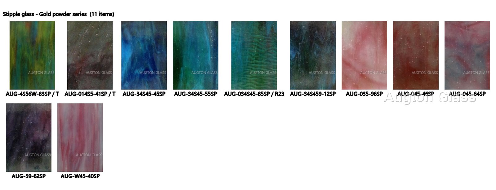 Stained Stipple Glass - production and packaging detail 4