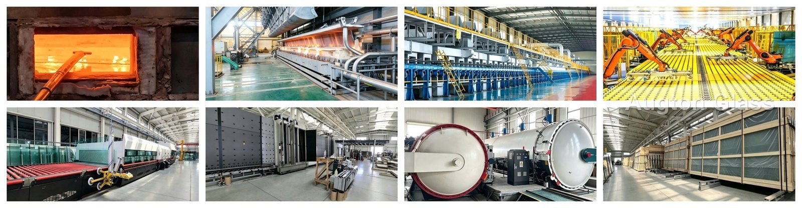 Tempered Laminated Glass - production and packaging detail 1