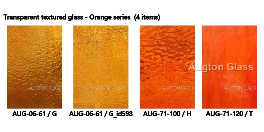 Stained Transparent Textured Glass - production and packaging detail 5